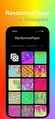 RandomizePaper iPhone screenshot