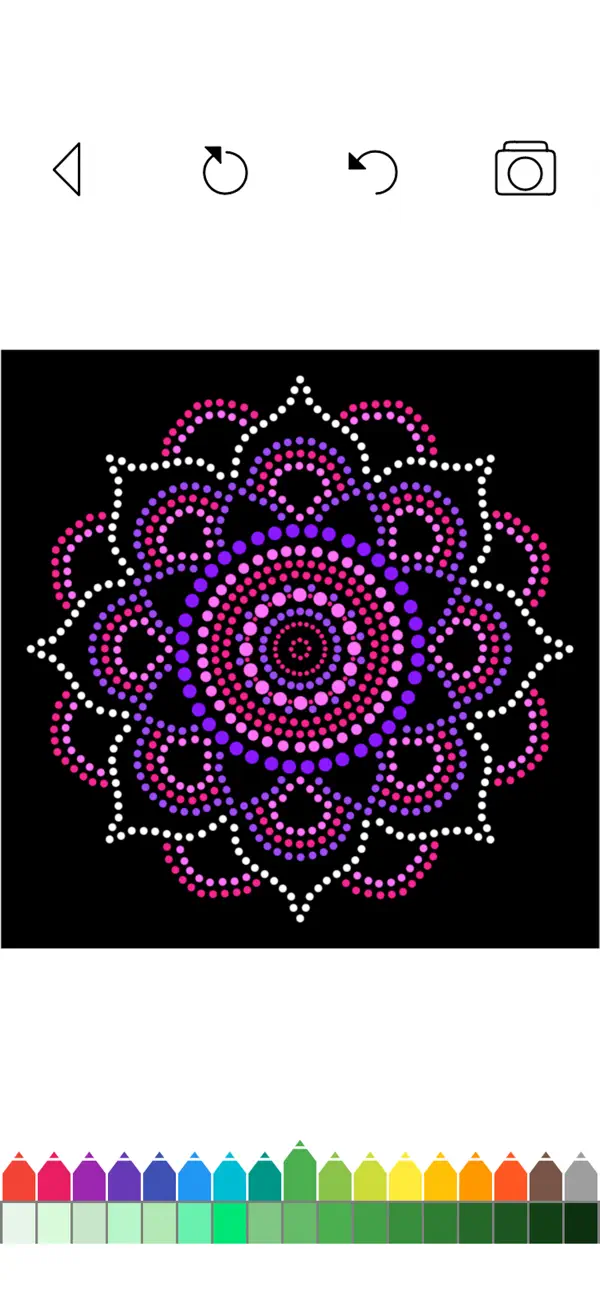 #3. Mandala Coloring Pages Games (iOS) Által: Irina Schens