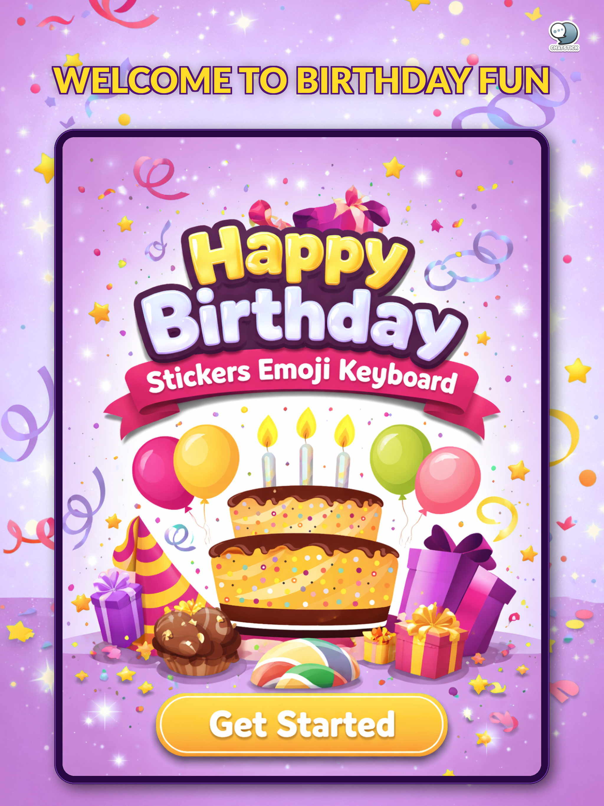 Happy Birthday Stickers by CS screenshot 11