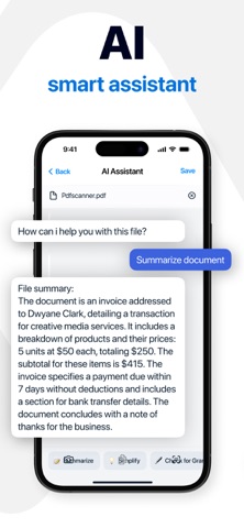 PDF Scanner - Fax, Sign & Edit iPhone screenshot