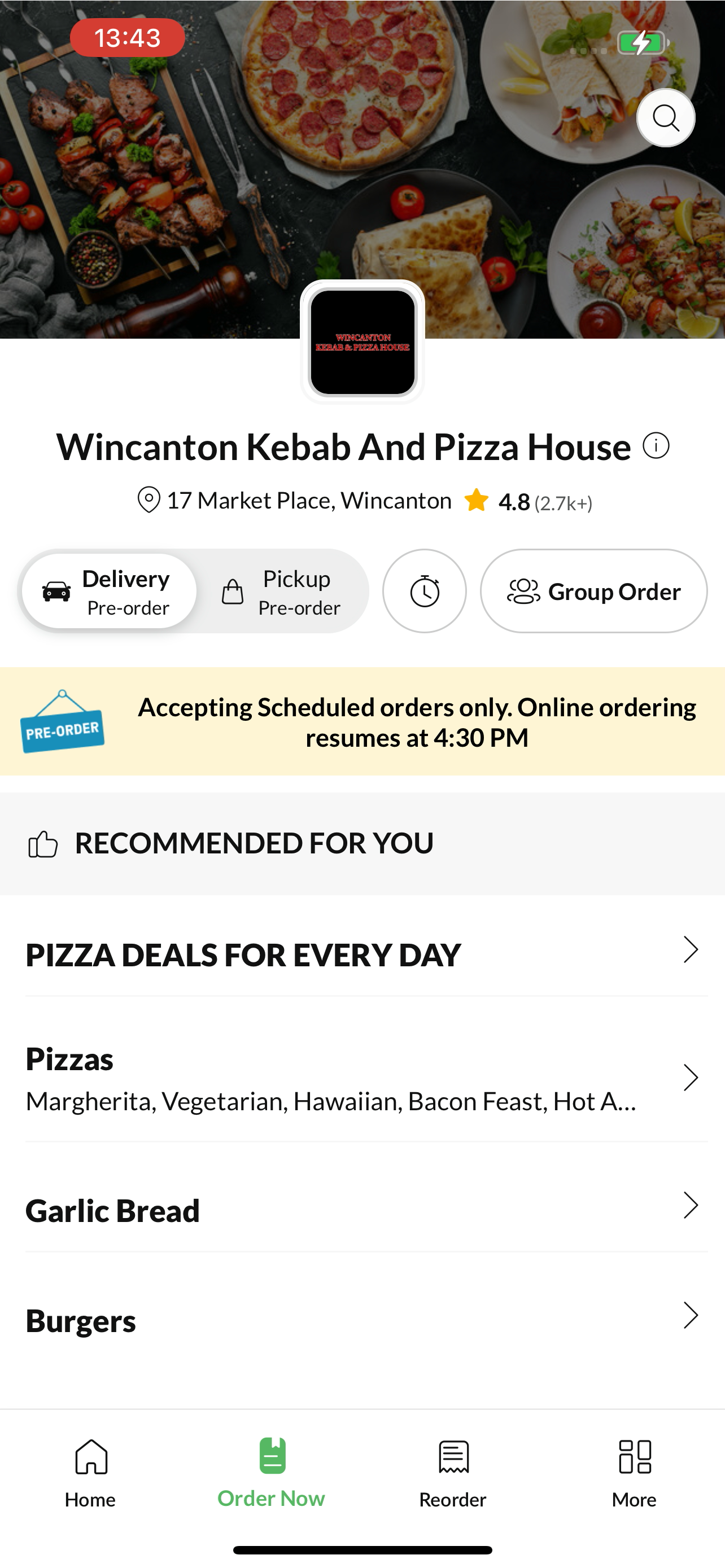 Wincanton Kebab & Pizza House screenshot 2