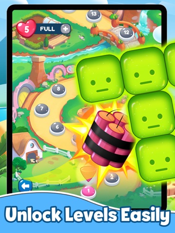 Lucky Jelly Puzzle iPad screenshot