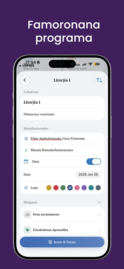 Screenshot 5 di 6 di Baiboly Fihirana