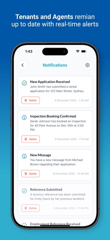 Tenancy Application screenshot