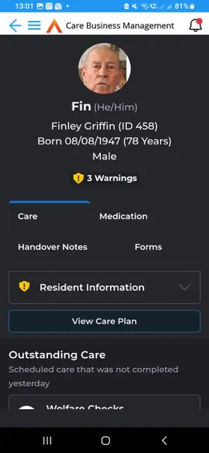 Care Business Management screenshot 2