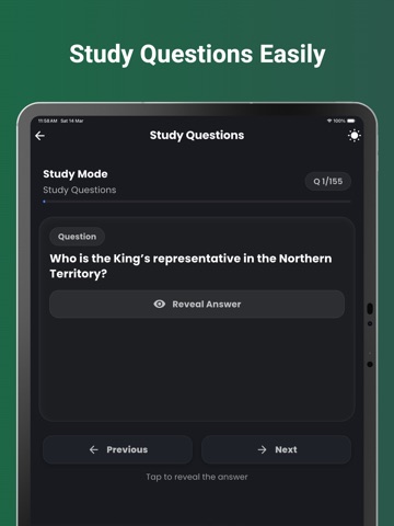 Australian Citizen Test Prep iPad screenshot
