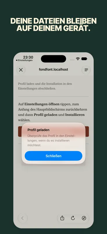 FondFont · Fonts fürs System screenshot 6 of 7