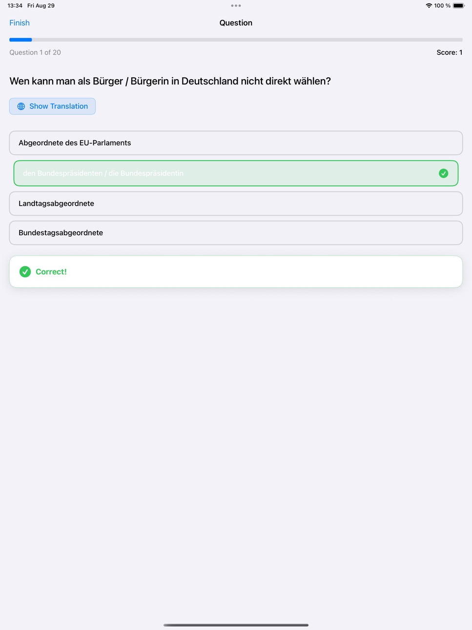 iPad screenshot