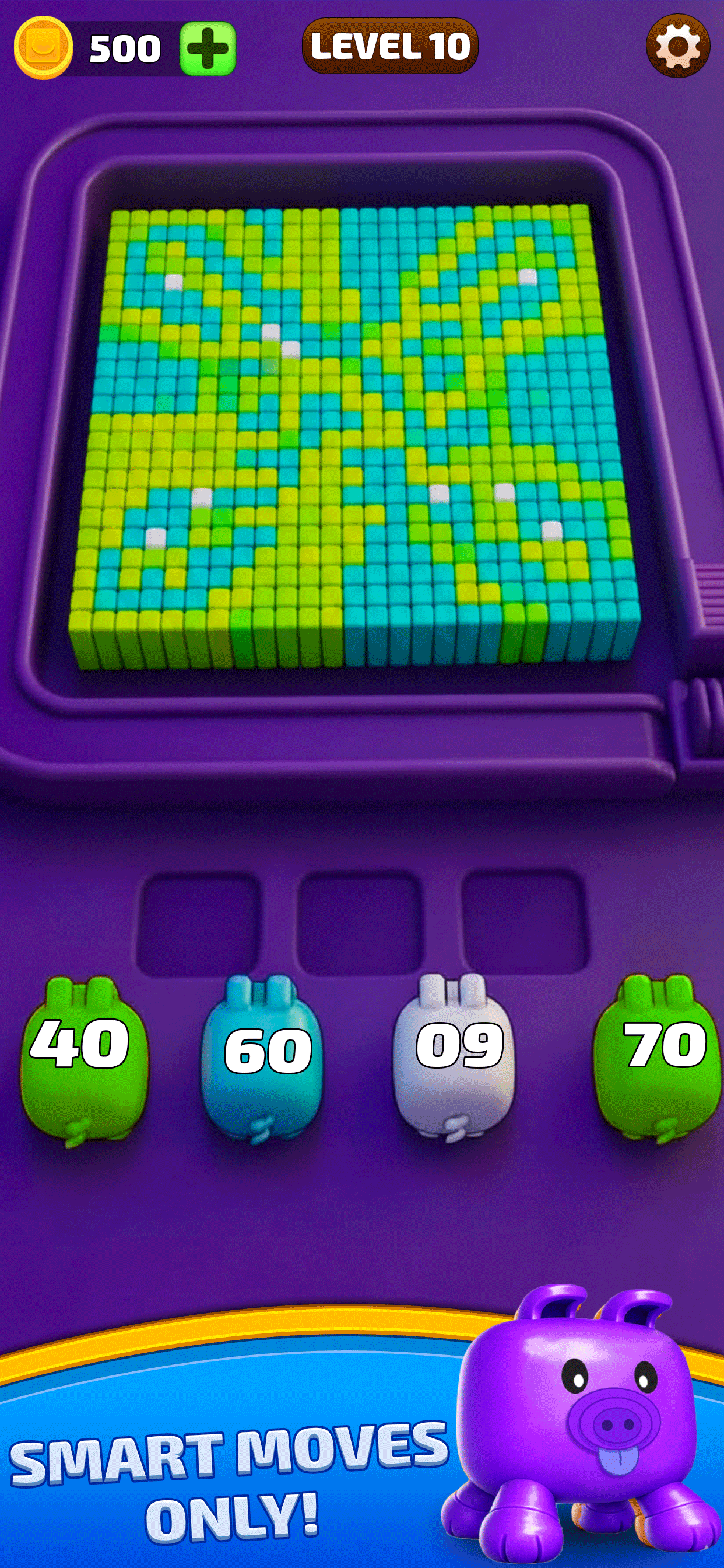 Color Pixel Flow Shooter Games screenshot 4