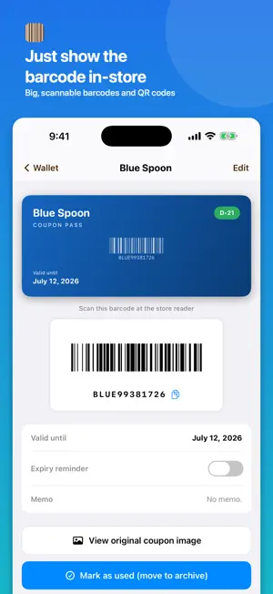 Coupon Wallet: Barcode Keeper screenshot 2