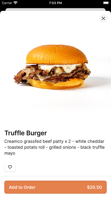 Konjoe Burger iPhone screenshot 4 - Food & Drink app