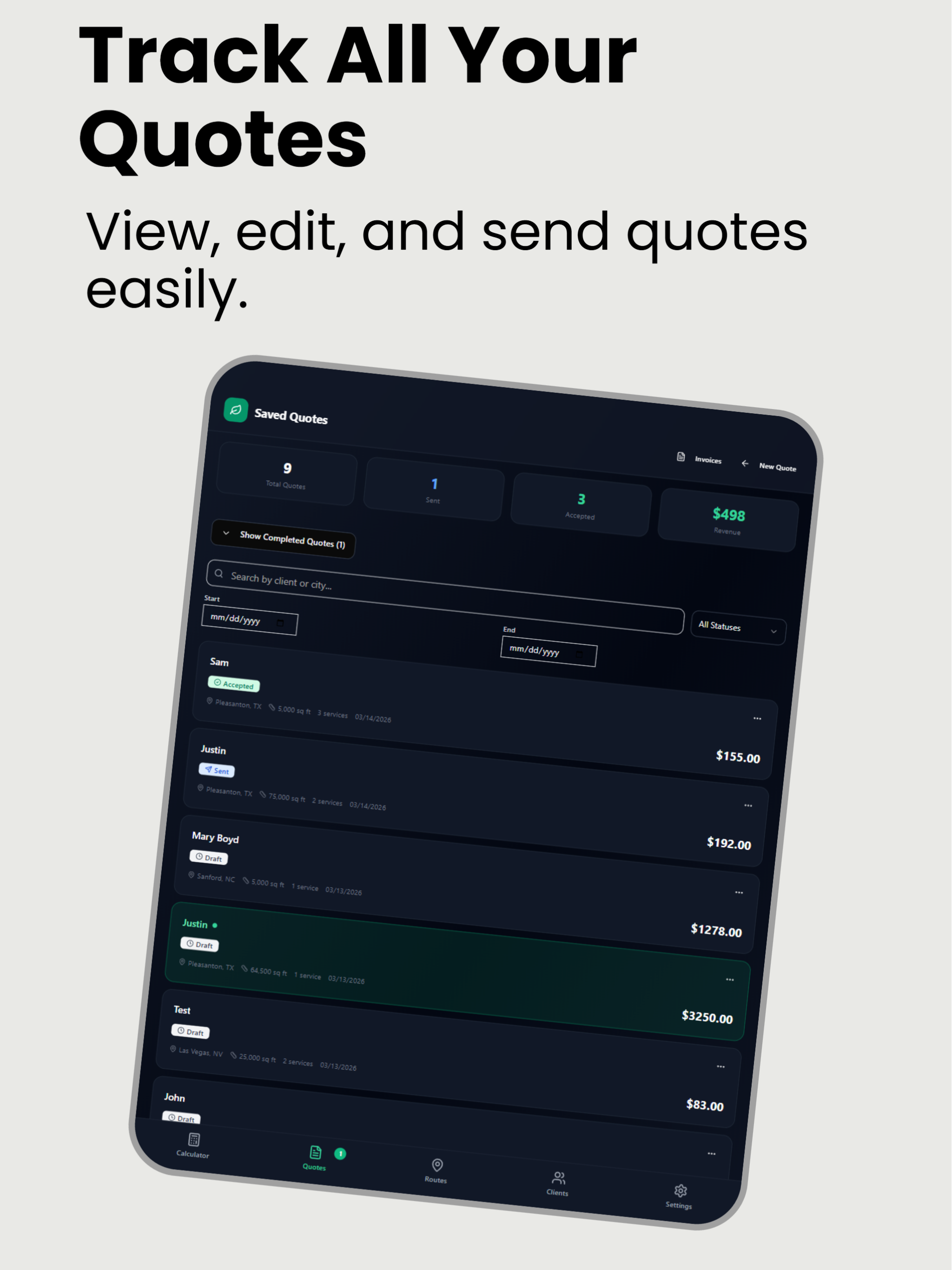 YardQuote Pro: Lawn Estimator screenshot 12
