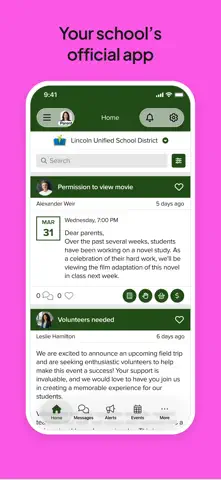 App Store-Screenshot 2 von ParentSquare