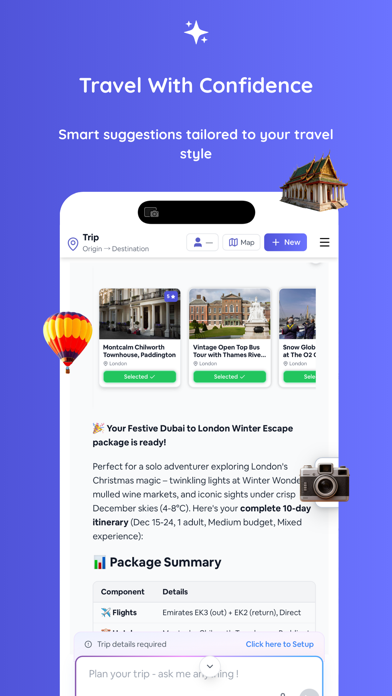 Ziarah.ai: Plan & Book Trips screenshot