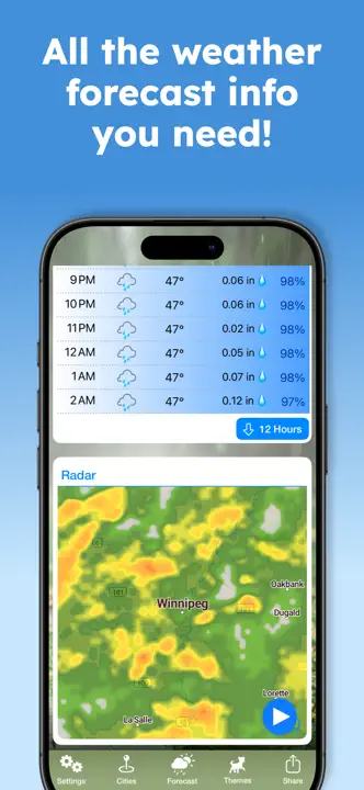 Weather Puppy Forecast + Radar: Screenshot 3 von 4