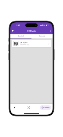 QR Studio ‎ iPhone screenshot