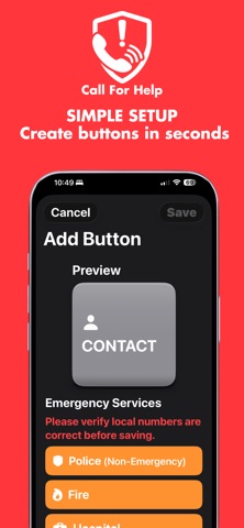 Call for Help - Big Buttons Screenshot 4 of 5