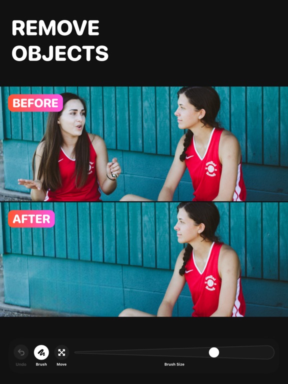 Erase Objects: Blemish Remover iPad screenshot 1 - Utilities app