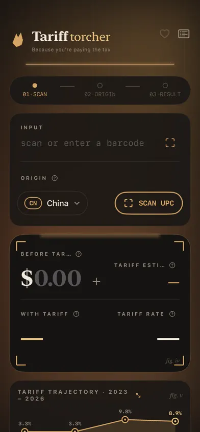 TariffTorcher screenshot 1