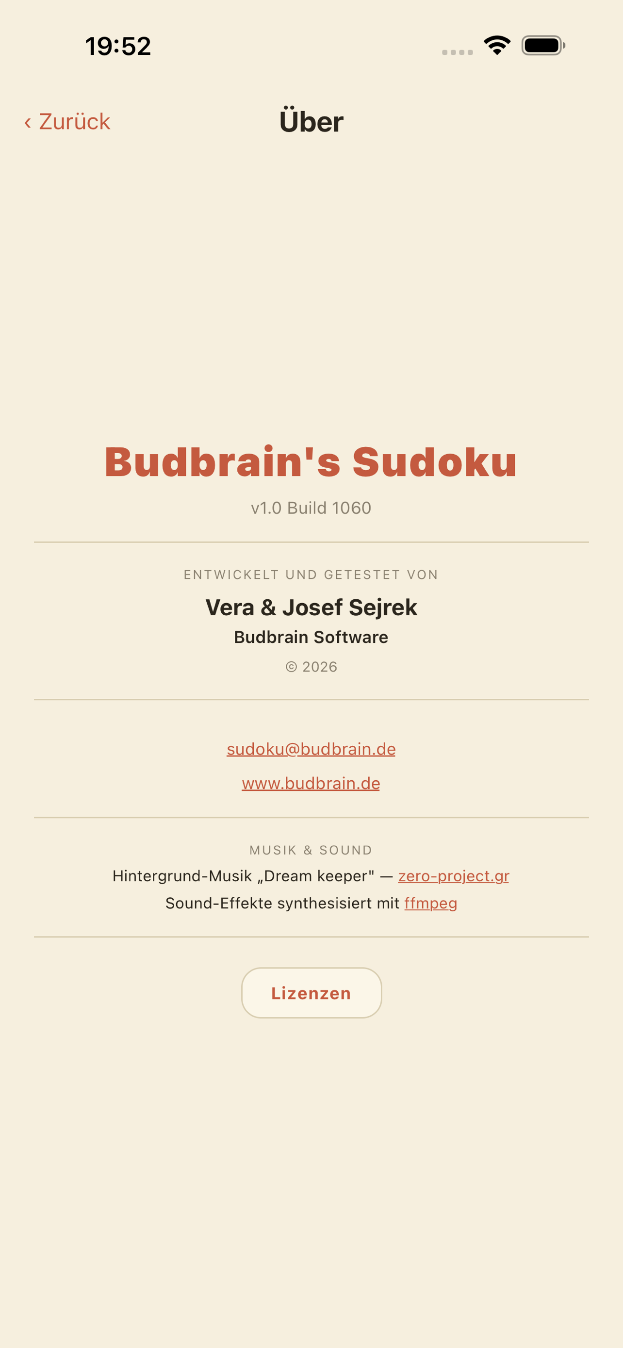Budbrain's Sudoku