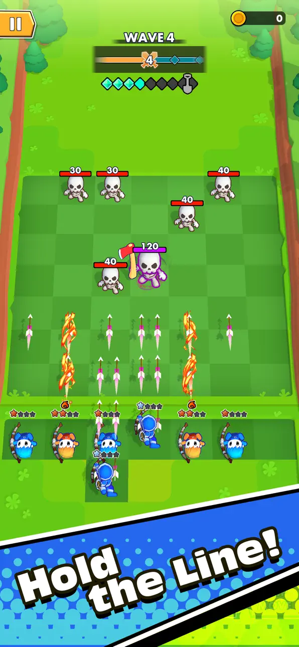 AmaZeus: Merge & Shoot iOS Mod IPA screenshot 1 - iOS game interface