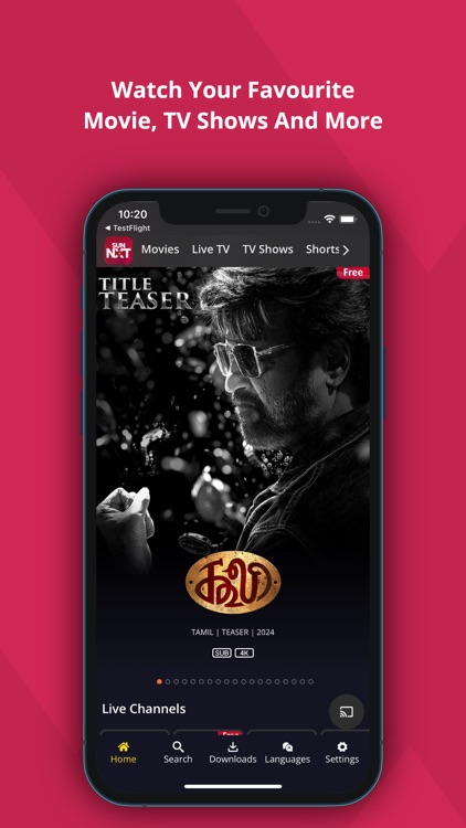 Sun NXT : Live TV & Movies