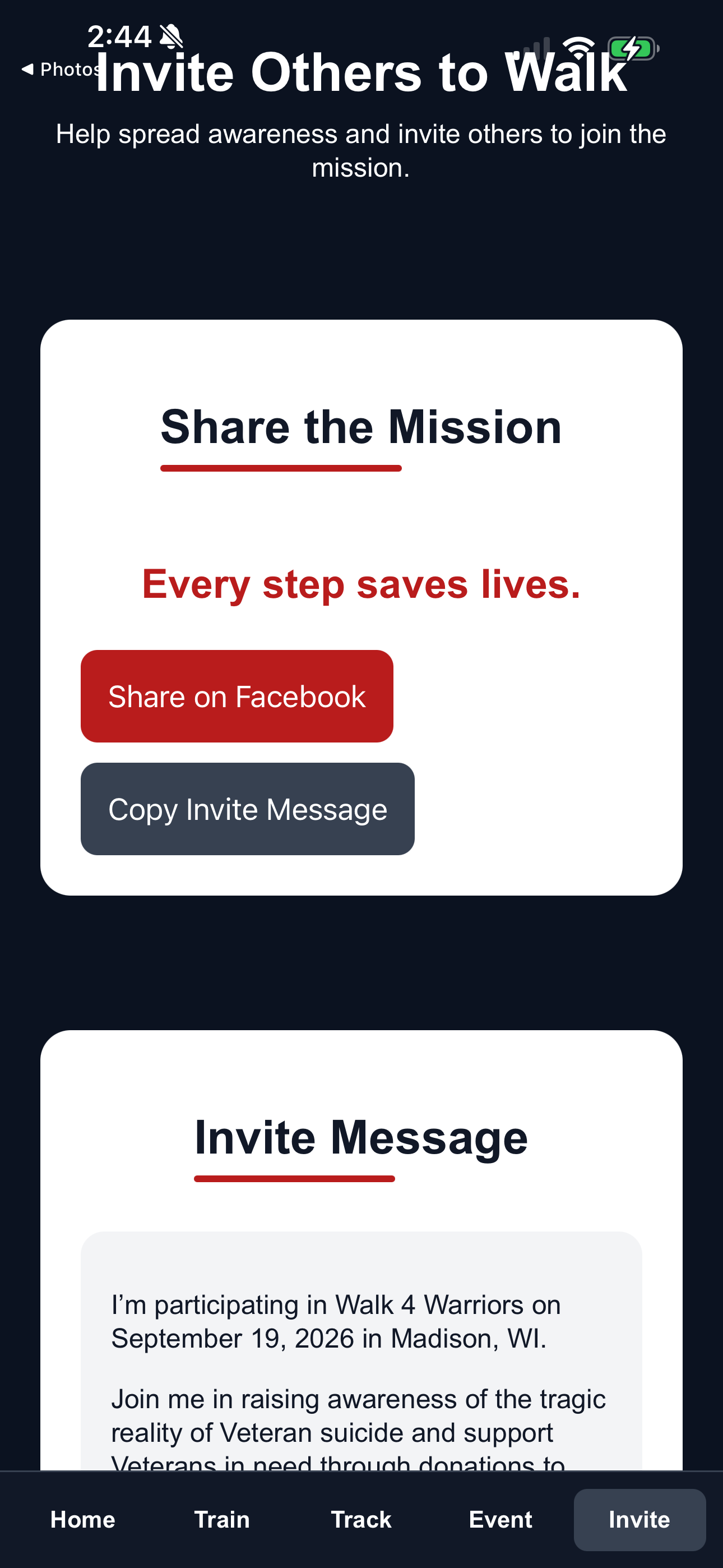 Walk 4 Warriors screenshot 3