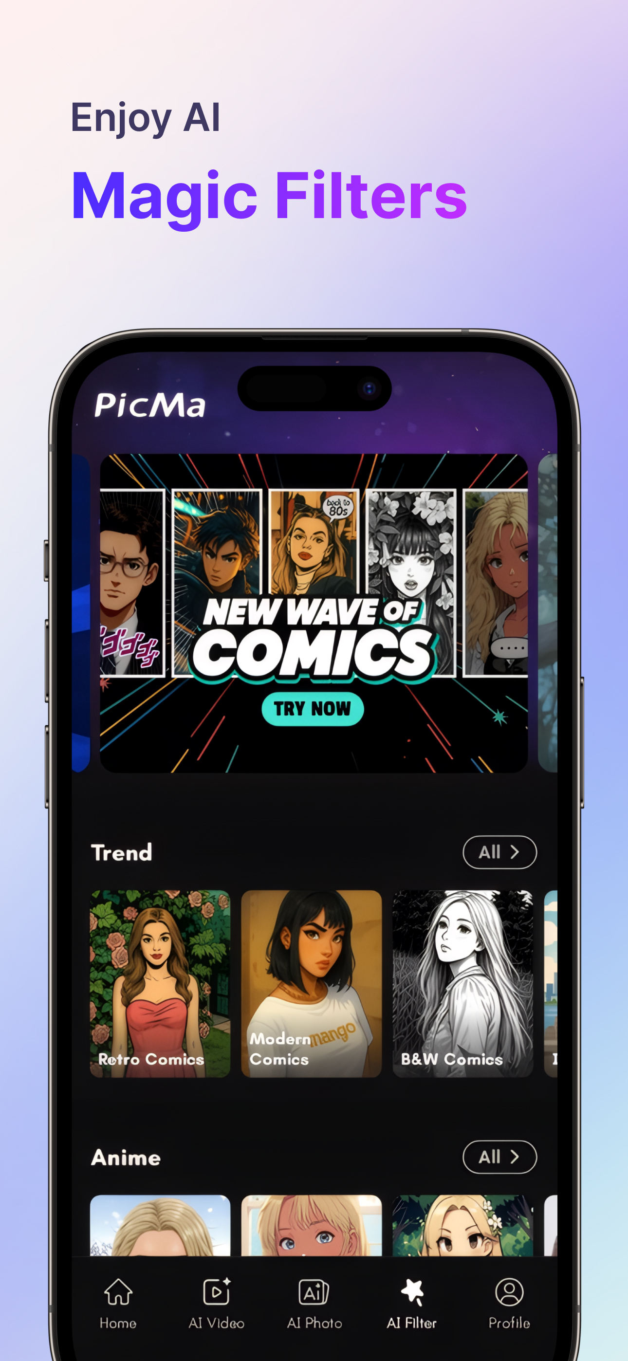 PicMa: AI Photo & Video Editor