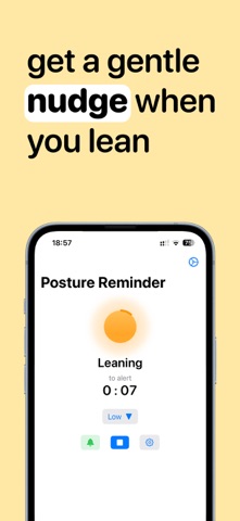Posture Reminder: Sit Upright Screenshot 2 of 5