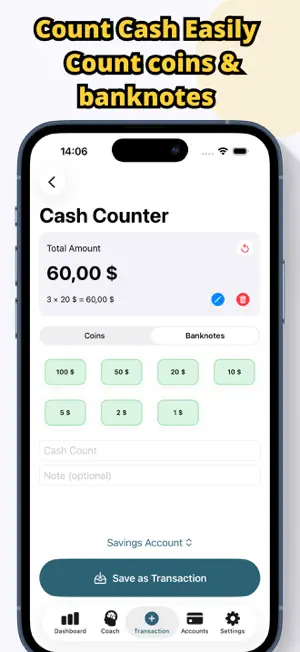 Cash Book: Cash Counter screenshot 1