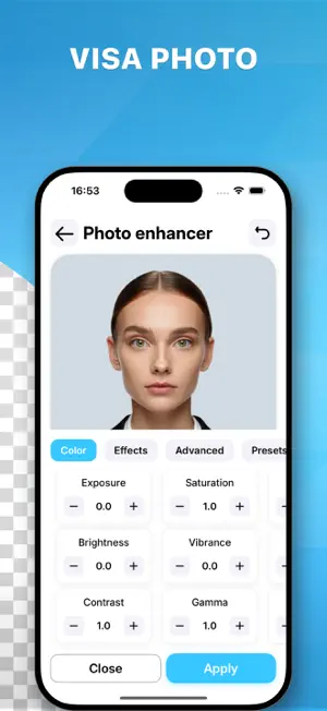 Passport Photo Maker. ID+ Visa screenshot 3