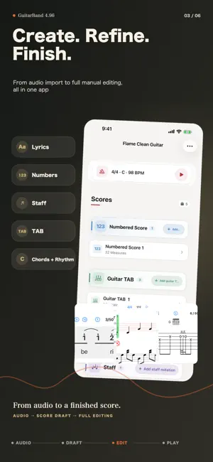 GTMaker - Sheet Music & Tabs screenshot 3