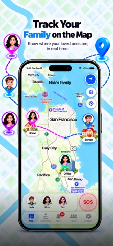 Family GPS Tracker and Locator iPhone screenshot