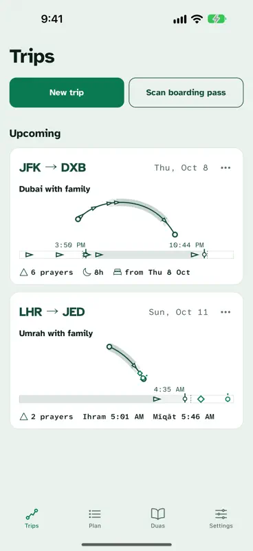 FlySalah: Flight Prayer Times screenshot 3 of 6
