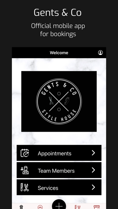 Gents & Co iPhone screenshot