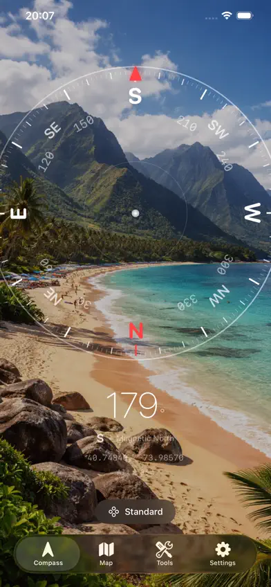 Direction & GPS Map Compass screenshot 2