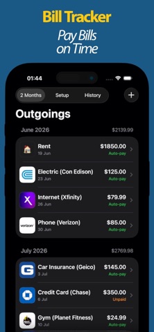 Subscription Tracker & Bills Screenshot 3 of 5