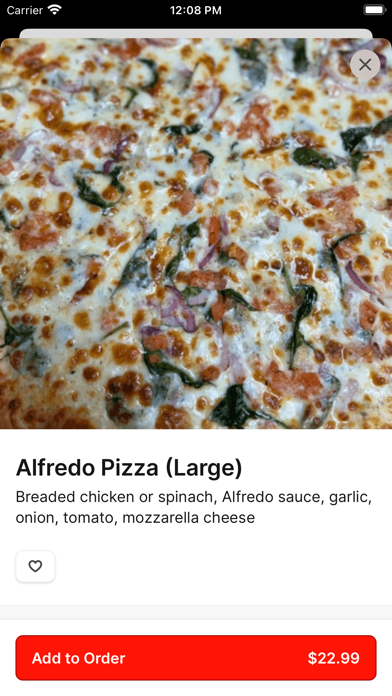 Pizza & Grill iPhone screenshot 4 - Food & Drink app