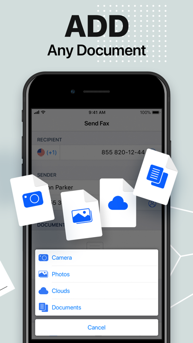 FaxFree: Send Fax From iPhone Screenshot