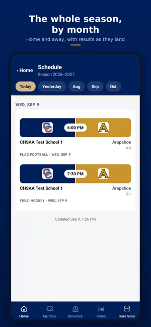 CHSAA screenshot 2
