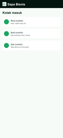 Sapa Bisnis screenshot 1