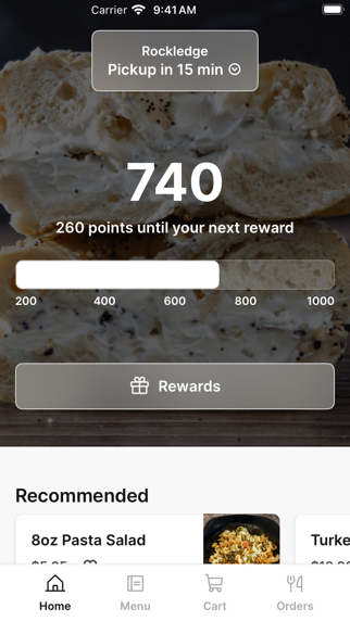 Rocket Bagels Deli & Catering iPhone screenshot 1 - Food & Drink app
