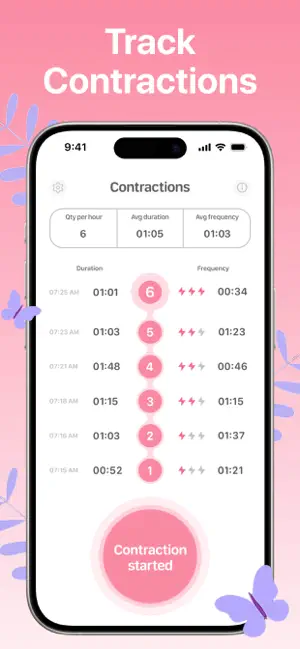 Contraction Timer & Trackerㅤ screenshot 2