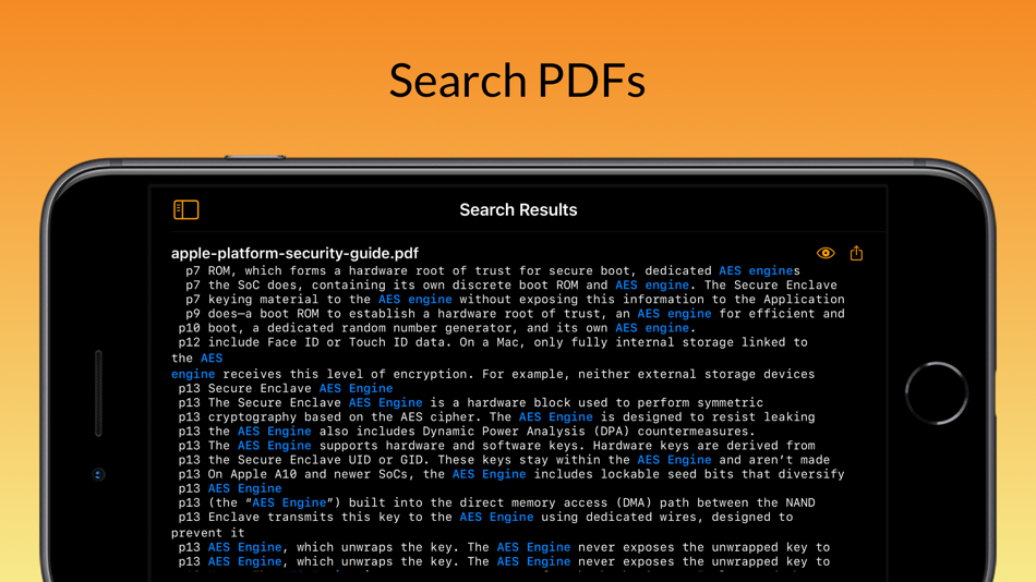 #3. Samurai Search: Text/PDF files (iOS) By: Michael Rourke