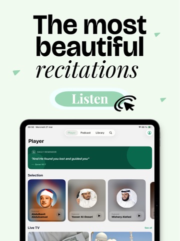 Yaqin: Quran Audio Mushaf iPad screenshot