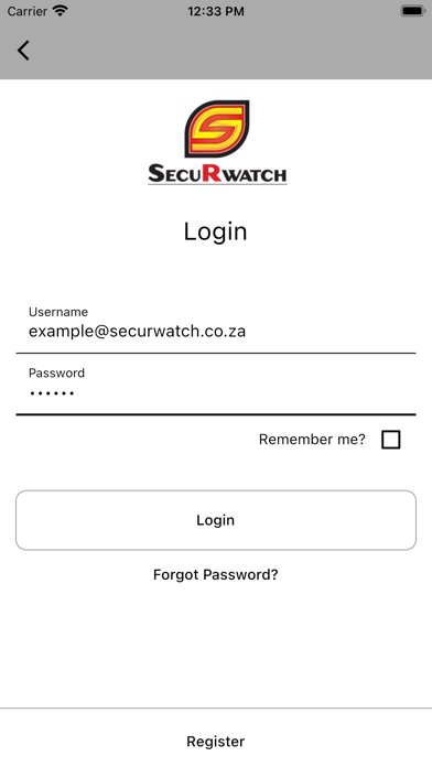 SecuRwatch Screenshot