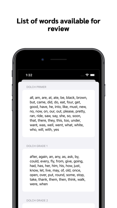 Sight Words Flash Cards Screenshot