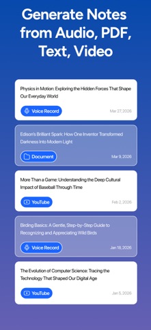 AI Note Taker - NotebookAI screenshot