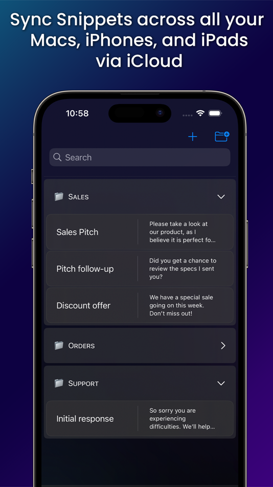 #3. Cloud Snippets - Mobile (iOS) 由: SageScope Tech