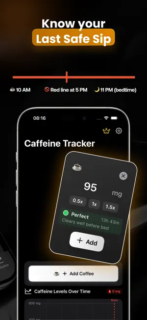 Caffeine Tracker - MoonLatte screenshot 3